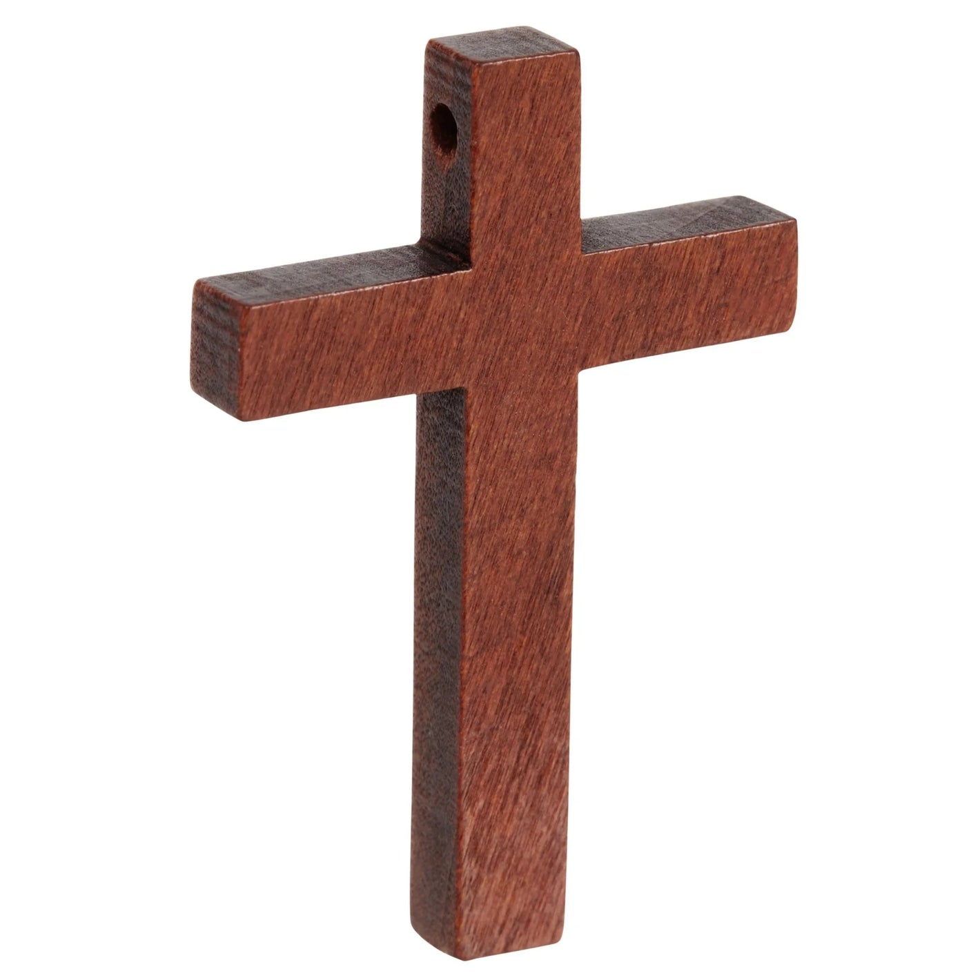 50 Pack Bulk Small Cross Set for Crafts, Wooden Cross Charms for Christian Baptism, Easter, First Communion, Rosary (1 X 2 In)
