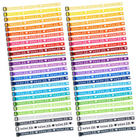 52-Pack WWJD Bracelets for Men and Women, What Would Jesus Do Bracelets