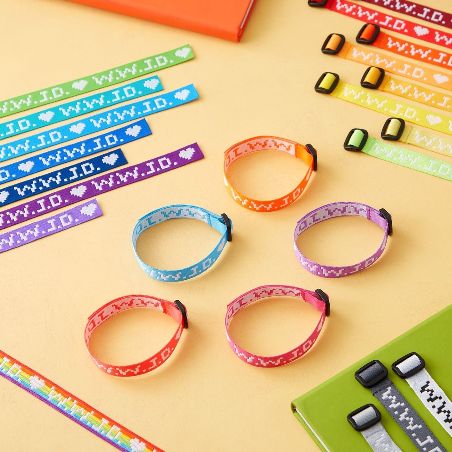 52-Pack WWJD Bracelets for Men and Women, What Would Jesus Do Bracelets