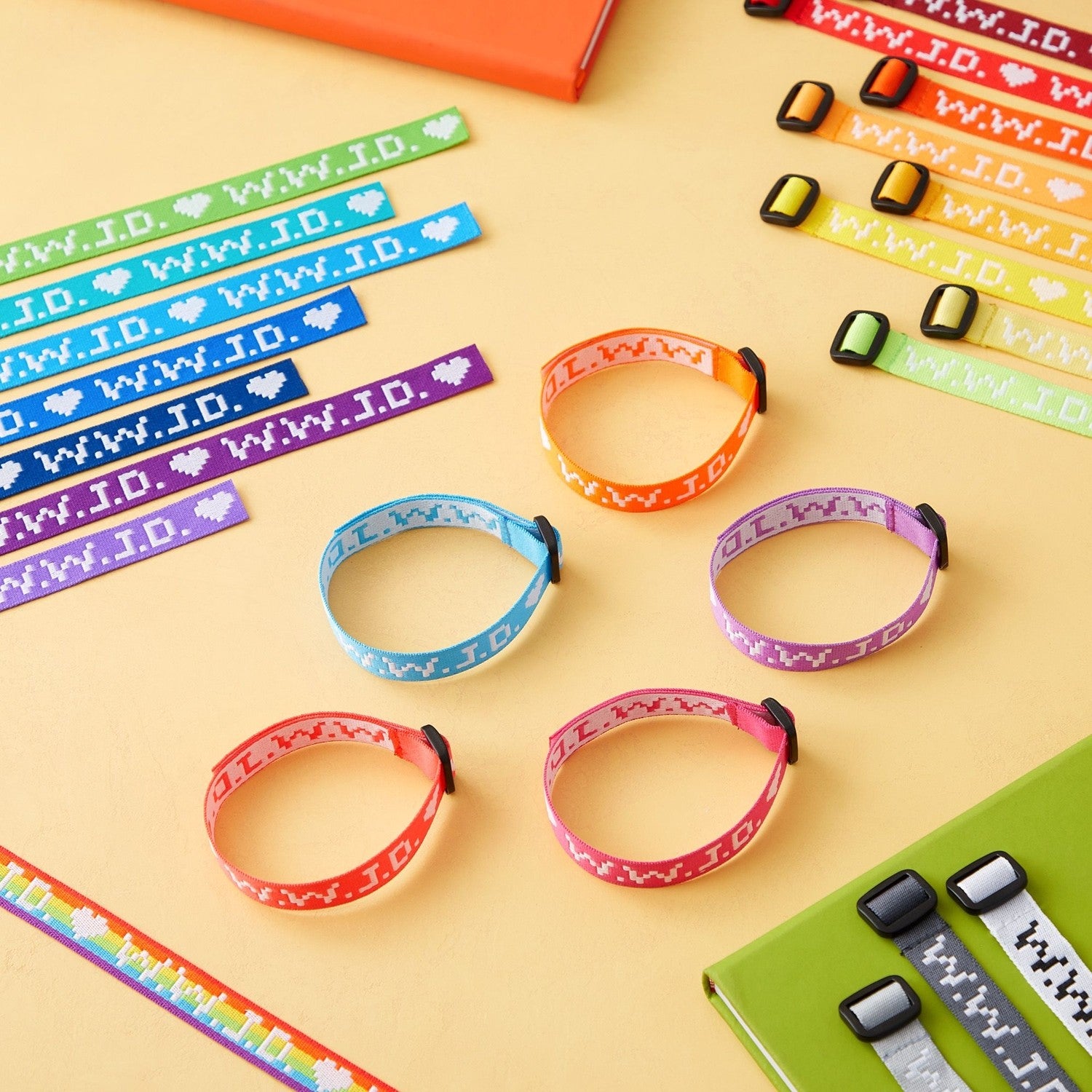 52-Pack WWJD Bracelets for Men and Women, What Would Jesus Do Bracelets