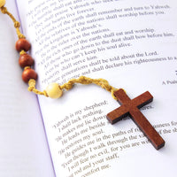 50 Pack Bulk Small Cross Set for Crafts, Wooden Cross Charms for Christian Baptism, Easter, First Communion, Rosary (1 X 2 In)