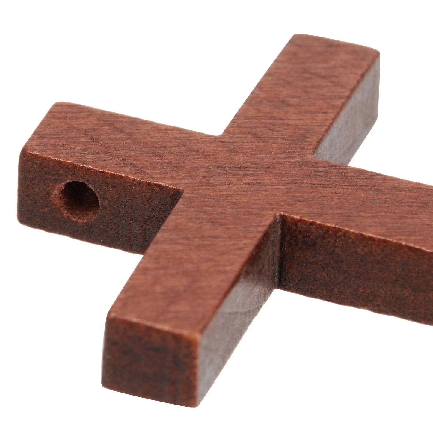 50 Pack Bulk Small Cross Set for Crafts, Wooden Cross Charms for Christian Baptism, Easter, First Communion, Rosary (1 X 2 In)