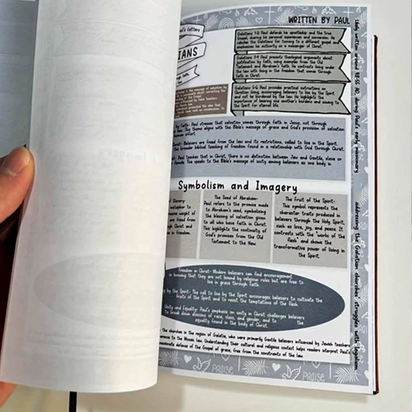 66-Page Bible Study Guide Daily Devotional Journal a Yearlong Bible Study Plan for Women Scripture Quotes Religious Notebook