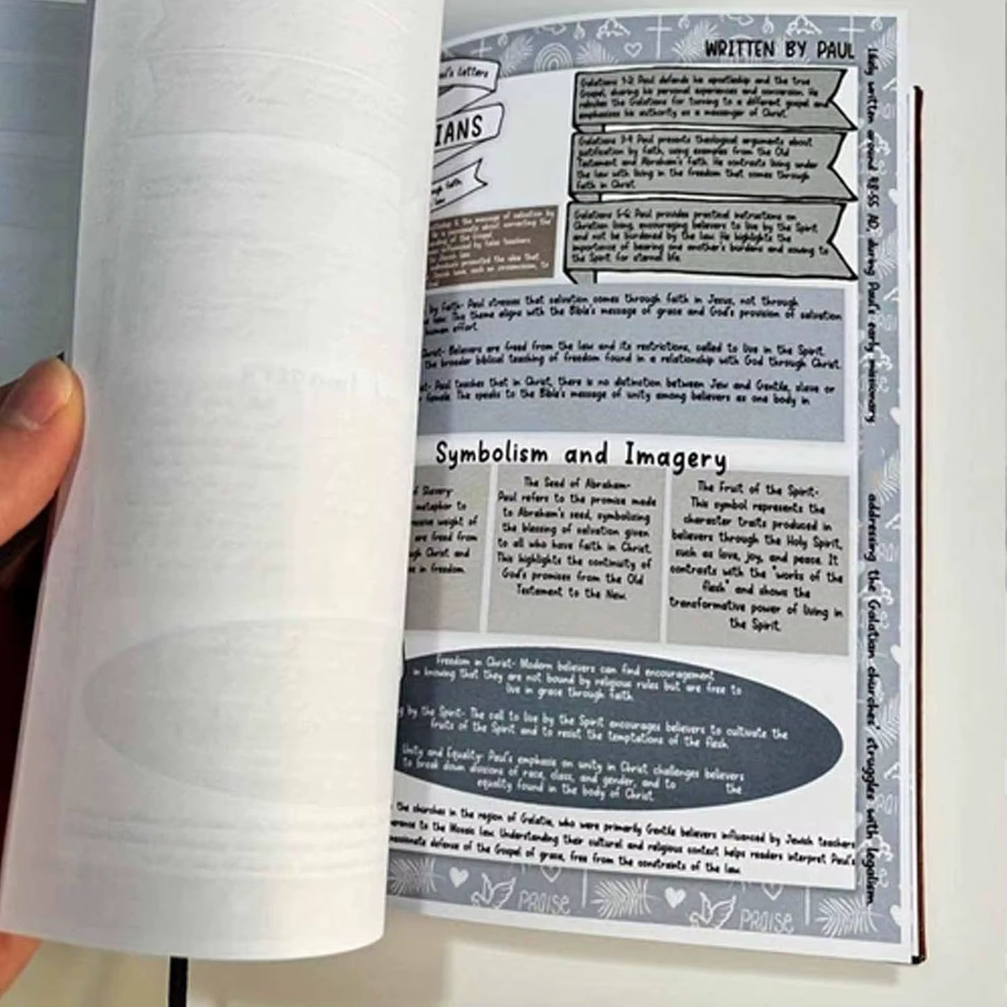 66-Page Bible Study Guide Daily Devotional Journal a Yearlong Bible Study Plan for Women Scripture Quotes Religious Notebook